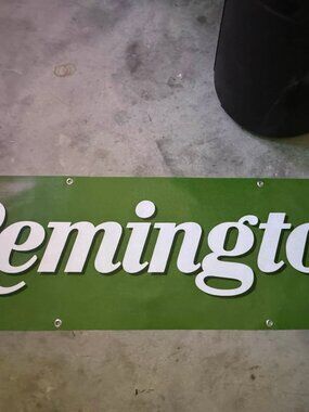 Remington Banner 72"x18" Hunting Gun Brand Mancave Decor Garage Lodge Wall Sign